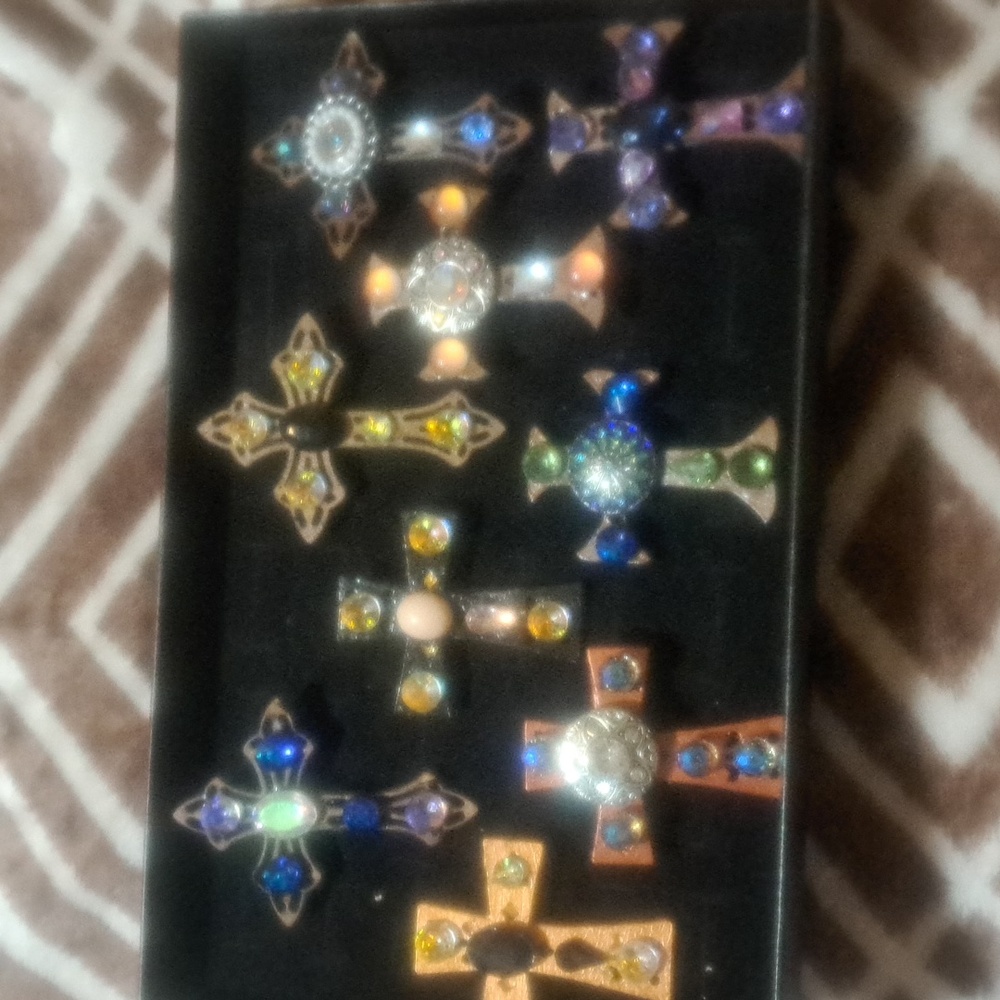 Handmade Beaded Crosses